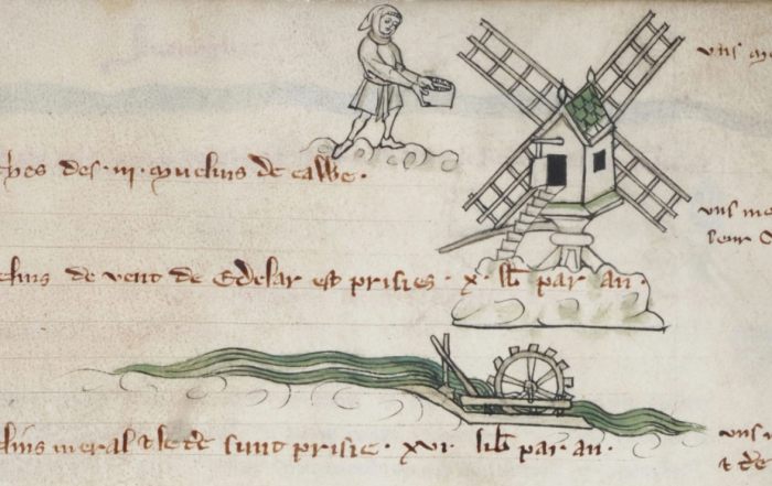 Depiction of a Windmill, Veil Rentier