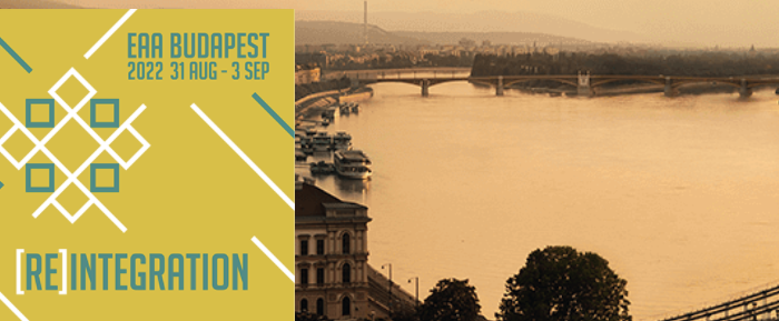 EAA logo with Budapest view