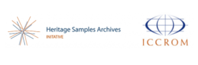 ICCROM Heritage Sample Archives Initiative logos