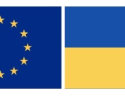 EU & Ukrainian flags